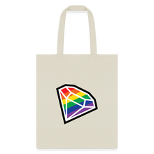 Load image into Gallery viewer, Diamond Tote Bag - natural