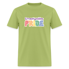 Load image into Gallery viewer, Emeryville PRIDE T (on White) - kiwi