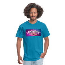 Load image into Gallery viewer, Fishnets & Film T-Shirt - turquoise