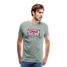 Load image into Gallery viewer, Men's "DRAG ME TO THE CINEMA" T-Shirt - steel green