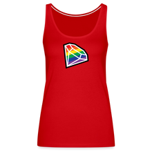 Load image into Gallery viewer, (W) Diamond Tank Top - red