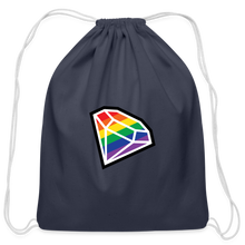 Load image into Gallery viewer, SNP Diamond Drawstring Bag - navy