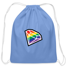 Load image into Gallery viewer, SNP Diamond Drawstring Bag - carolina blue