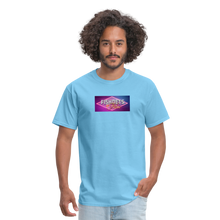 Load image into Gallery viewer, Fishnets and Film T-Shirt - aquatic blue
