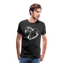 Load image into Gallery viewer, (M) BIG HEART Shield Up Premium T (white writing) - black
