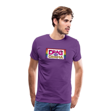 Load image into Gallery viewer, Men's "DRAG ME TO THE CINEMA" T-Shirt - purple
