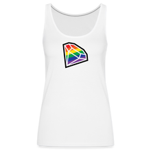 Load image into Gallery viewer, (W) Diamond Tank Top - white

