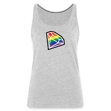 Load image into Gallery viewer, (W) Diamond Tank Top - heather gray
