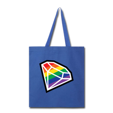 Load image into Gallery viewer, SNP Diamond Tote - royal blue

