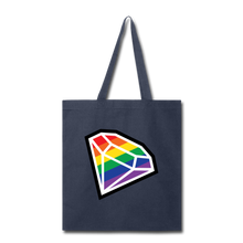 Load image into Gallery viewer, SNP Diamond Tote - navy
