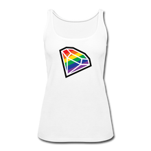 Load image into Gallery viewer, SNP Diamond Women’s Tank - white

