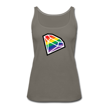 Load image into Gallery viewer, SNP Diamond Women’s Tank - asphalt gray
