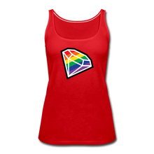 Load image into Gallery viewer, SNP Diamond Women’s Tank - red
