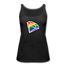 Load image into Gallery viewer, SNP Diamond Women’s Tank - charcoal gray
