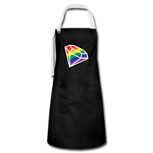 Load image into Gallery viewer, SNP Diamond Artisan Apron - black/white
