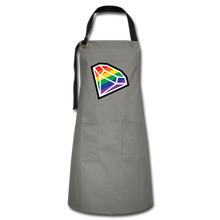 Load image into Gallery viewer, SNP Diamond Artisan Apron - gray/black
